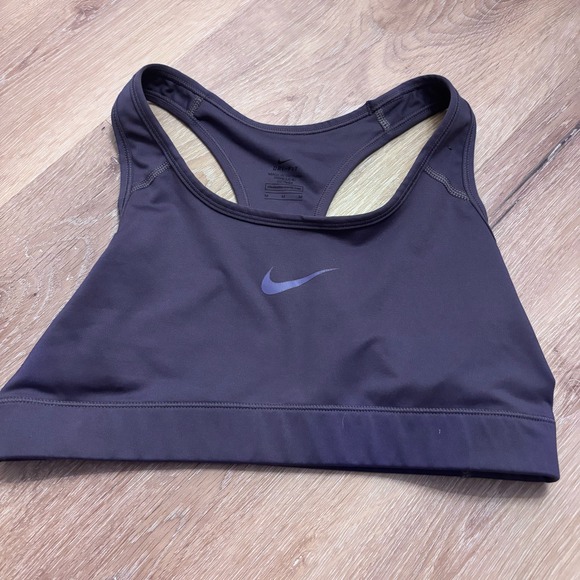 Nike Other - Nike Dri-FIT Swoosh Sports Bra Womens Medium Purple Racerback Medium Support